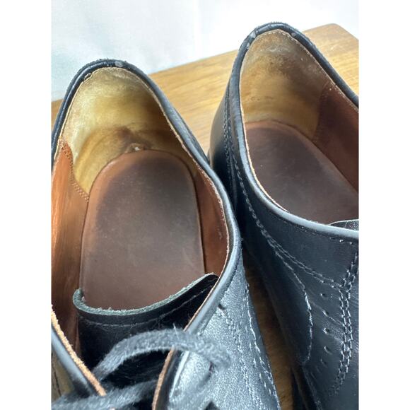 Johnston & Murphy Banning XC4 Sz 10.5 Black Leather Cap Toe Waterproof Calfskin - Picture 6 of 10